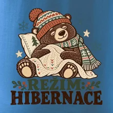 Rodinná vánoční trička - Režim hibernace zimní medvěd táta