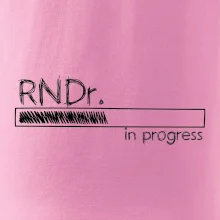 In progress titul RNDr. doktor / doktorka přírodních věd