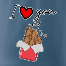 I love you and chocolate