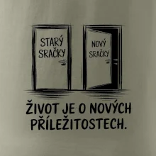 Dveře  - starý sračky - nový sračky