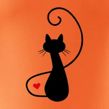 Zamilovaná kočka zpředu