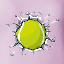 Tenisový míč v triku