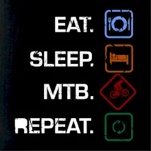Eat sleep MTB repeat