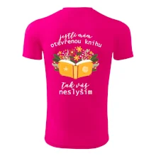 Jestli mám otevřenou knihu, tak vás neslyším