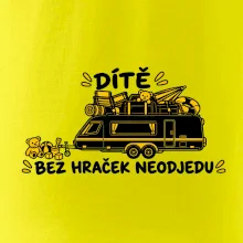 Dítě bez hraček neodjedu rodinný karavan