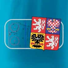 ČR znak na ledě