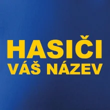 Hasiči - žlutý nápis - váš název sboru