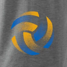 Volejbalový míč rastr barevný