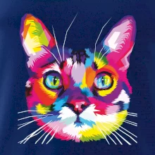 Kočka duhová hlava
