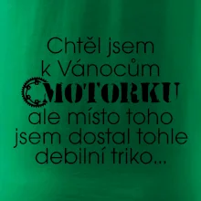 Chtěl / chtěla jsem dostat motorku - Vánoce