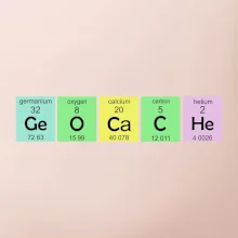 Geocache - periodická tabulka
