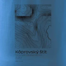 Kôprovský štít - vrstevnice v obdélníku