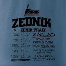 Ceník zedníka - cena za metr