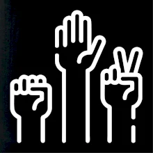 Kamen nůžky papír ikony