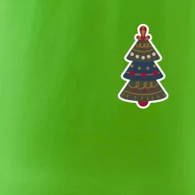 Folklor na prsu vánoční stromek