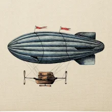 Vzducholoď barevná