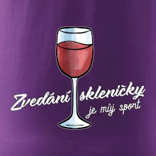 Zvedání skleničky je můj sport
