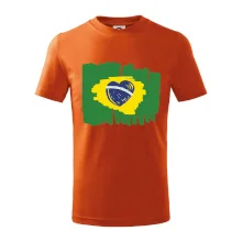 Brazílie vlajka srdce