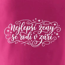 Nejlepší ženy se rodí v září - kaligrafie
