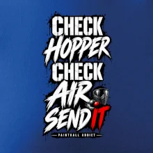 Kontrola zásobníku check hopper air paintball