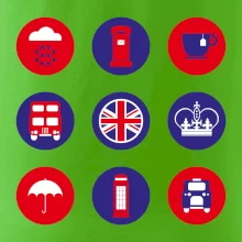 Anglie symboly v kruzích