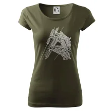 Nákres stožáru vysokého napětí