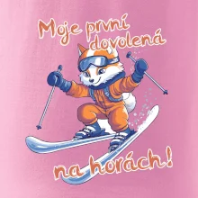 Moje první dovolená na horách oranžová liška