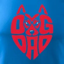 Dog dad nápis v hlavě