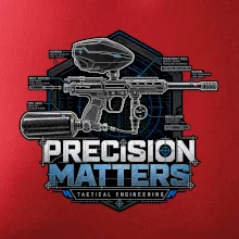 Technický nákres precision matters paintball