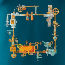 Steampunk barevná sestava Steampunk barevná sestava