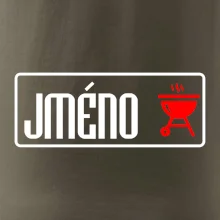 Triko na grilování s vlastním jménem