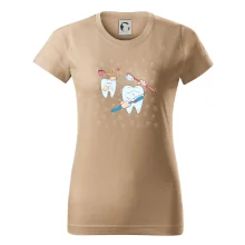 Zubařské tričko - kartáček a jídlo