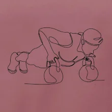 Kitebell posilování jedním tahem