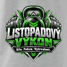 Listopadový výkon kettlebell a zelené činky