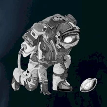 Americký fotbal astronaut