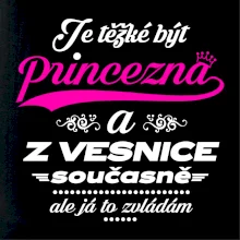 Je těžké být princezna z vesnice