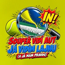 Soupeř vidí aut já vidím lajnu