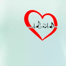 Moje srdce bije pro hudbu - srdce malé