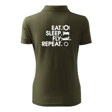 Eat sleep fly repeat