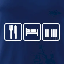 Eat sleep piano v řadě