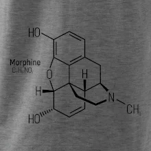 Molekulární struktura Morfin