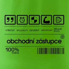 Čárový kód obchodní zástupce