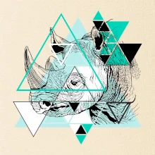 Bílý nosorožec (Pecka design)