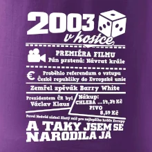2003 v kostce