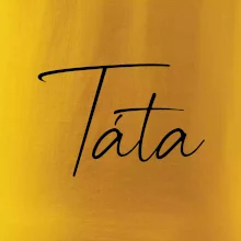 Nápis psací na prsou - táta