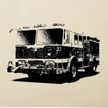 Hasičské auto americké