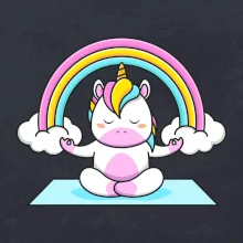 Yoga jednorožec - duha