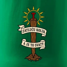 Geodet zatluču kolík a je to svatý