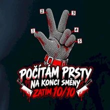 Řezník počítám prsty na konci směny
