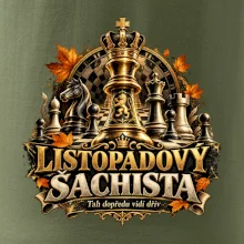 Listopadový šachista se zlatým králem